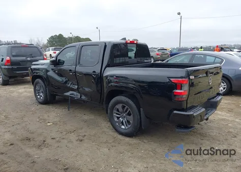 2025 Nissan Frontier Sv 4X2 from USA, damaged, VIN 1N6ED1EJ9SN655326